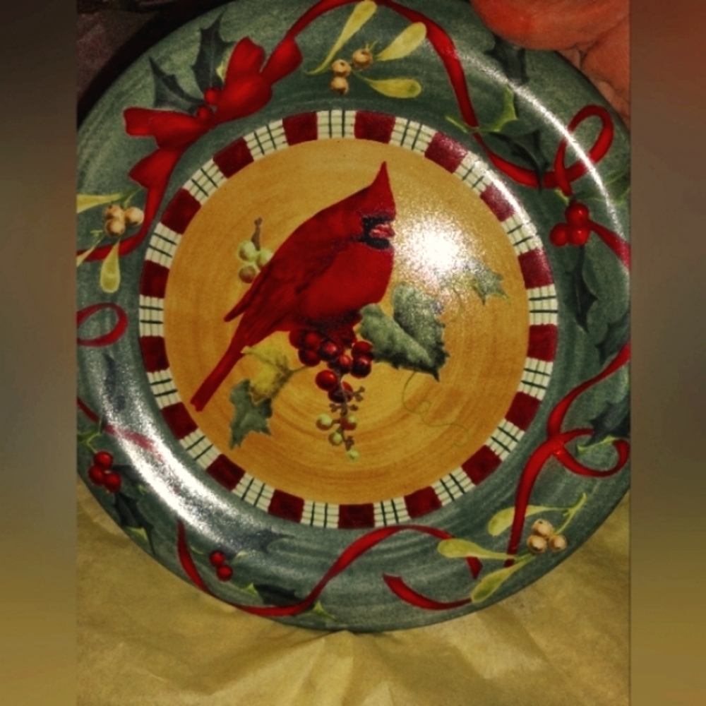 Lenox Winter Greetings Everyday Cardinal collectors plate Catherine Mc Clung